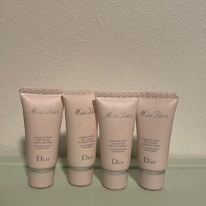 Miss Dior Nourishing Rose Hand Crème 20ml/0.67 Fl. Oz Lot Of 4